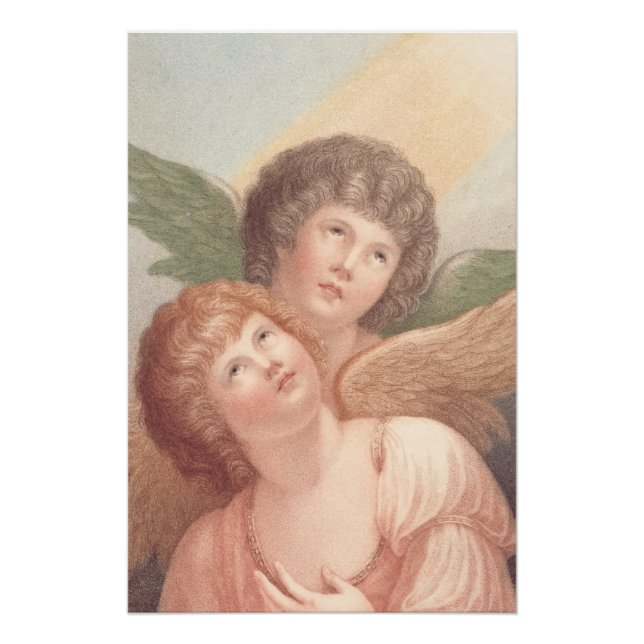 Christian Two Cherubs in Eastern Orthodox  Poster (Front)