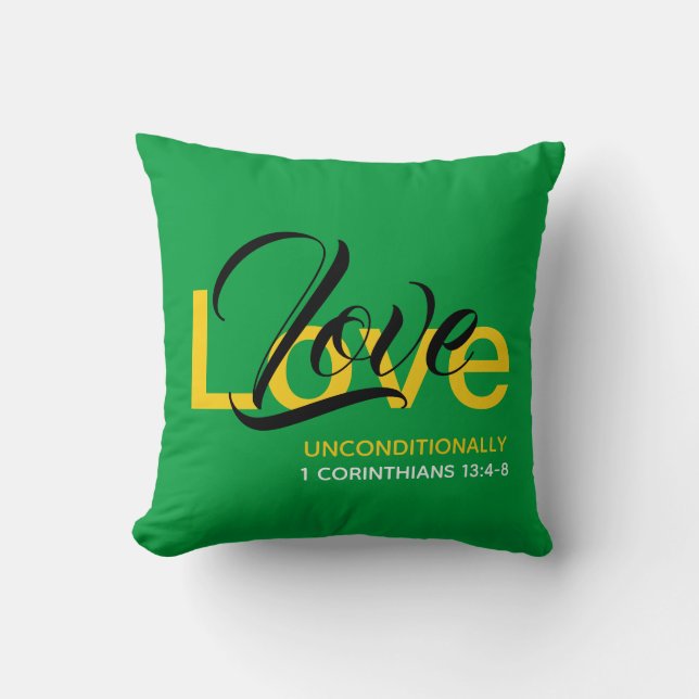Christian UNCONDITIONAL LOVE Cushion (Front)