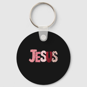 Christian Valentine Day Jesus Religious Valentine Key Ring