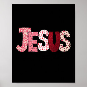 Christian Valentine Day Jesus Religious Valentine Poster