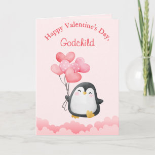 Christian Valentine for Godchild, Personalized  Holiday Card