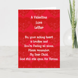 Christian Valentine Love Letter Holiday Card