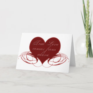 Christian Valentine's Day Cards, Tees & Gifts Holiday Card