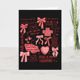 Christian Valentine's Day Jesus Is My Valentine Co Card