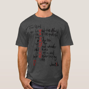 Christian Valentine's John 316 For God So Loved th T-Shirt