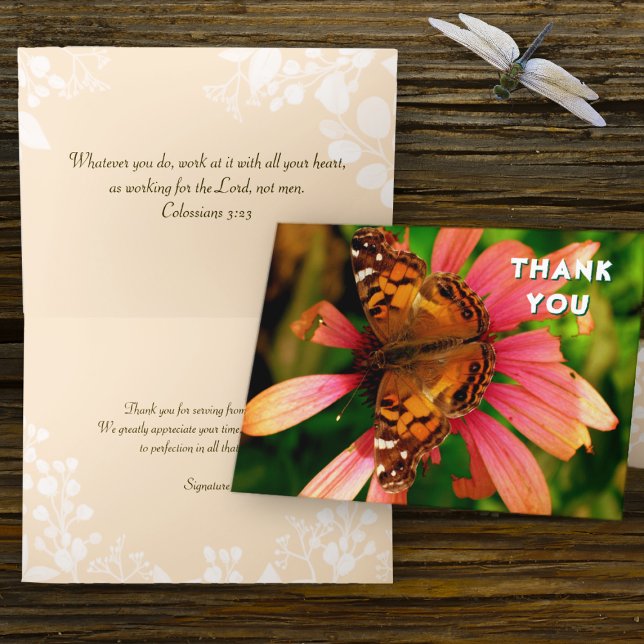 Christian Verse, Thank You For Serving Cards (Creator Uploaded)