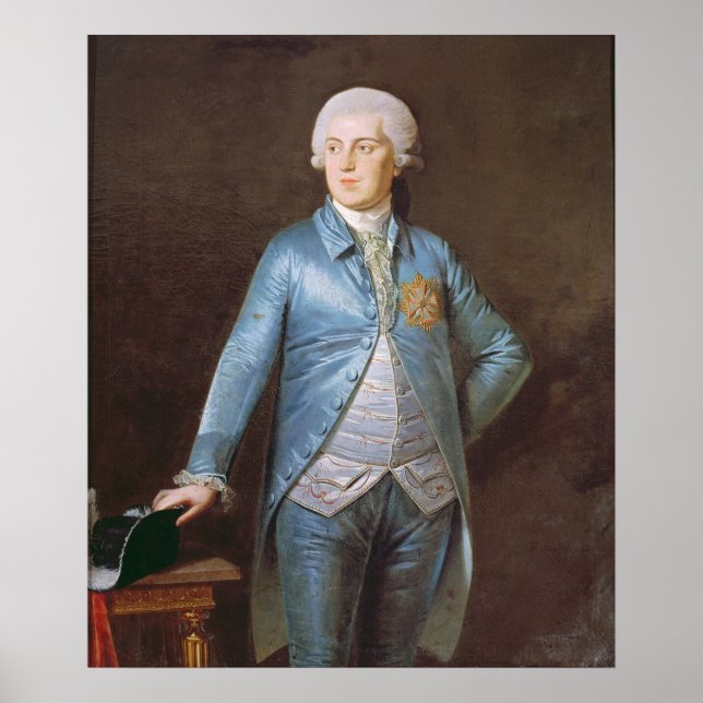 Christian VII  1788 Poster (Front)