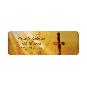 Christian vintage country cross wedding