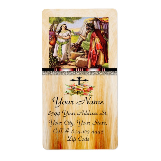 christian vintage Shipping Label 18 (Front)