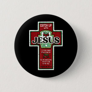 Christian Walk With The Lord Funny Chup Men Women 6 Cm Round Badge