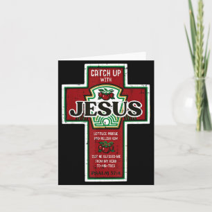 Christian Walk With The Lord Funny Chup Men Women Card