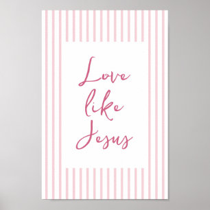 Christian Wall Art Decor Pink Girl Room
