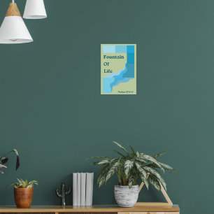 Christian Wall Art/ Geometric Poster / Jesus