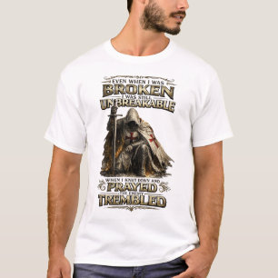 Christian Warrior Prayer Knight Inspirational T-Shirt