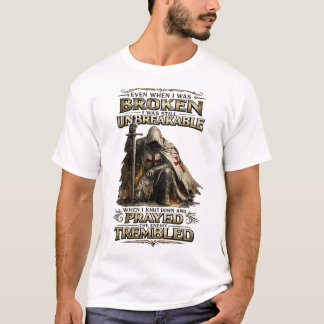 Christian Warrior Prayer Knight Inspirational T-Shirt