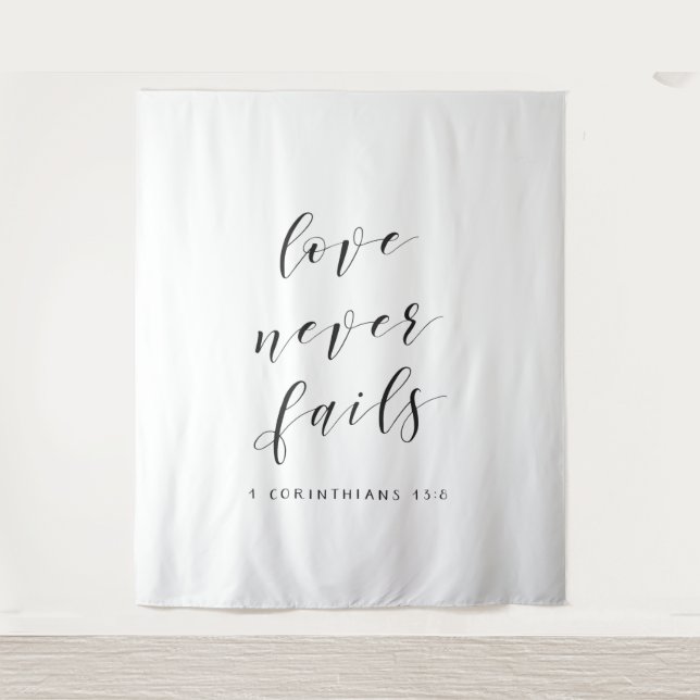 Christian Wedding Backdrop Church Ceremony Decor Tapestry (Front)