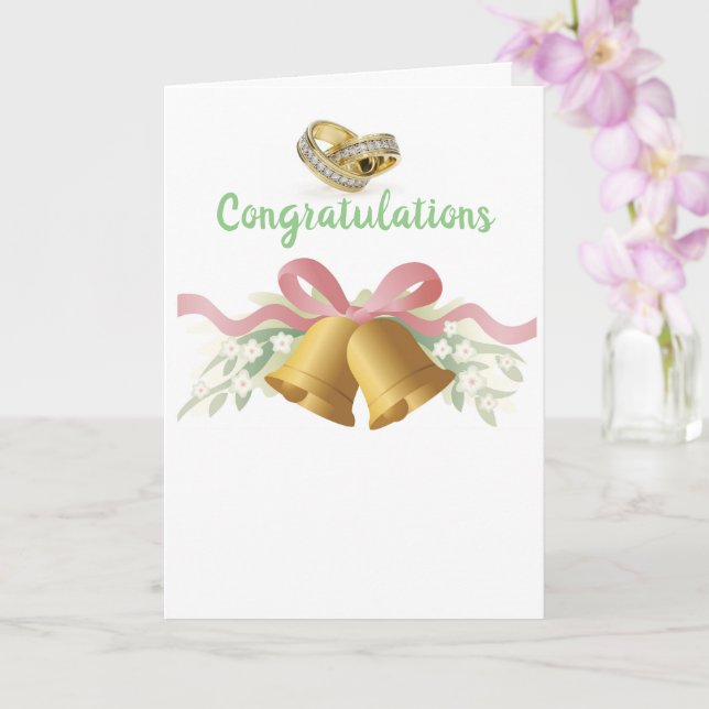 Christian Wedding Card (Orchid)