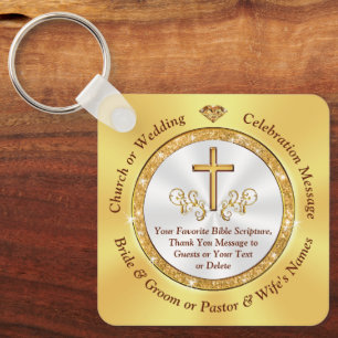 Christian Wedding Favours, Christian Keychains