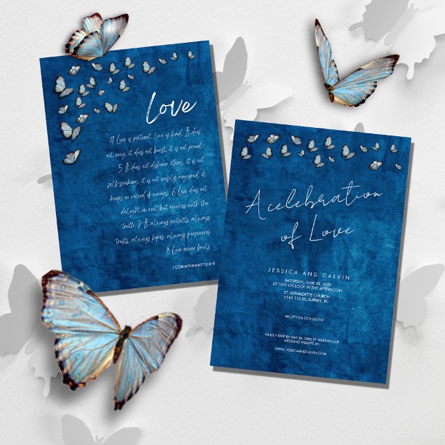 Christian Wedding Invitation 1 Corinthians13:4-8 (Creator Uploaded)