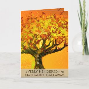 Christian Wedding Invitation The Two Become One