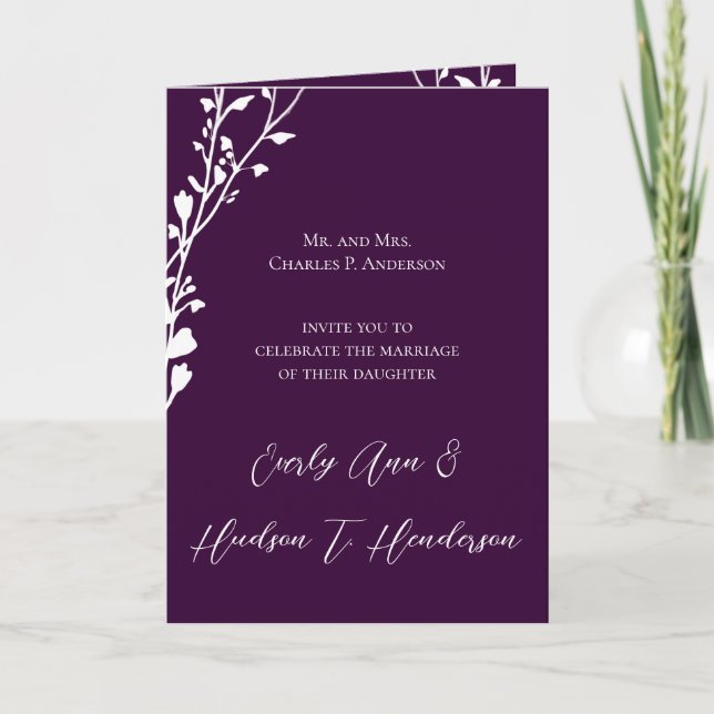 Christian Wedding Invitation-Two Are Better Invitation (Front)