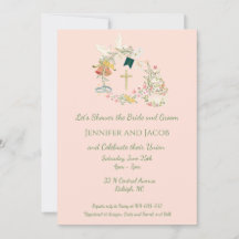 Christian Wedding Shower Invitation, Engagement