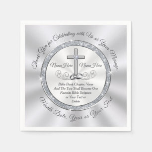 CHRISTIAN Wedding Theme Ideas, Christian Wedding Napkin