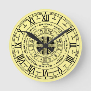 Christian Wheel of the Year Clock