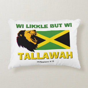 Christian WI LIKKLE BUT WI TALLAWAH Decorative Cushion