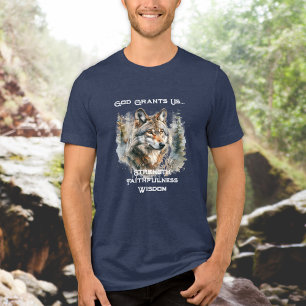 Christian Wolf of Strength Tri-Blend Shirt