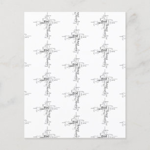 Christian words cross