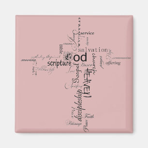 Christian words magnet