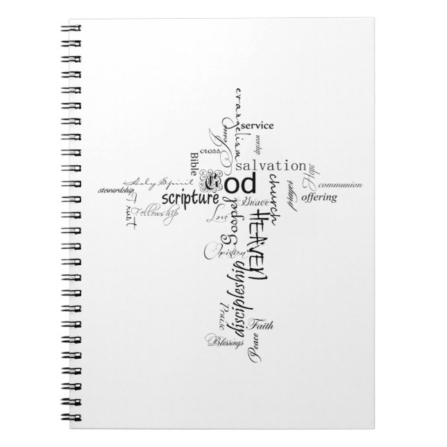 Christian words notebook (Front)