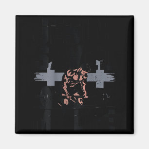 Christian Workout Jesus Christ Saved My Life Gym G Magnet