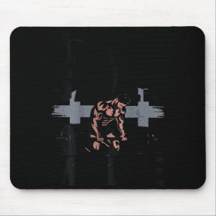 Christian Workout Jesus Christ Saved My Life Gym G Mouse Mat
