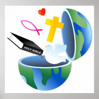 Christian World Poster