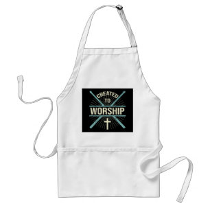 Christian Worship Band Created To Worship Drummer Standard Apron