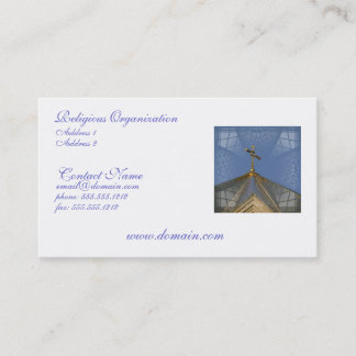Christian Worship Business Card
