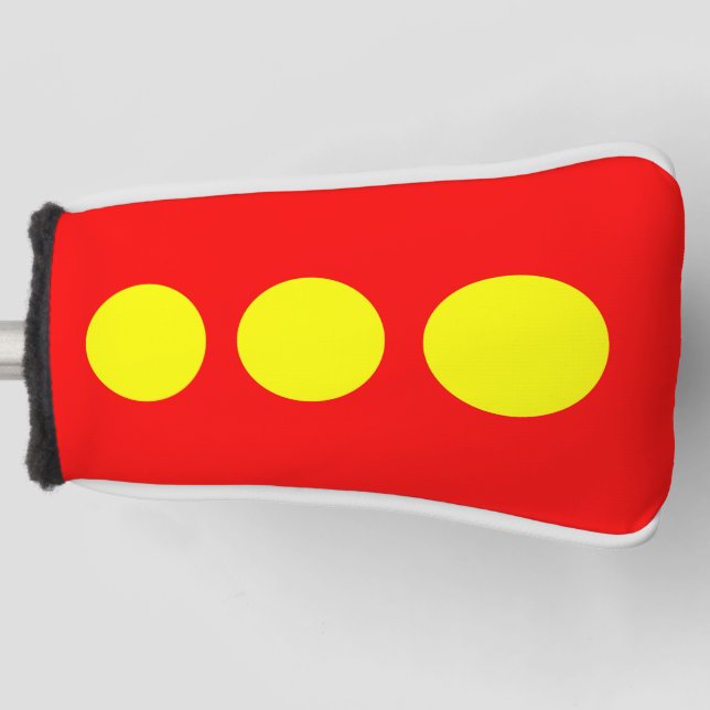 Christiania Flag Golf Head Cover (Front)
