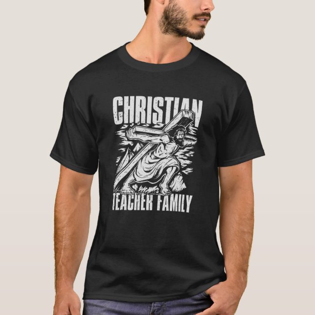 Christianity Bible Study Theology  Christian Teach T-Shirt (Front)