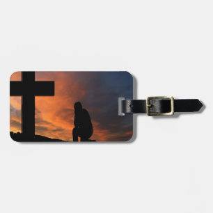 Christianity Faith Cross Jesus Peace Love Destiny Luggage Tag