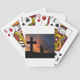 Christianity Faith Cross Jesus Peace Love Destiny Playing Cards