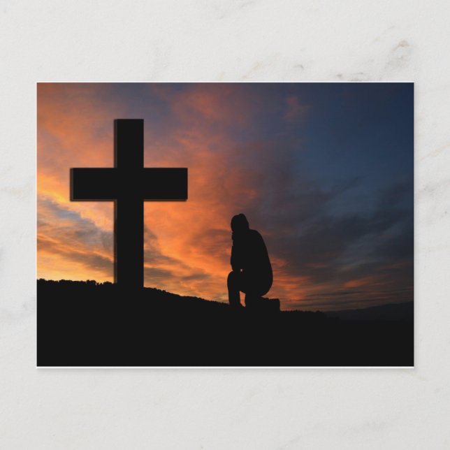 Christianity Faith Cross Jesus Peace Love Destiny Postcard (Front)