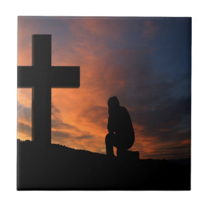 Christianity Faith Cross Jesus Peace Love Destiny Tile