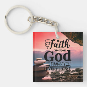 Christianity Faith in God  Key Ring