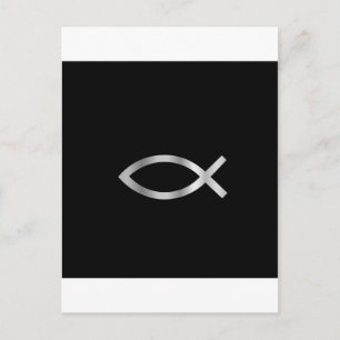 Christianity Ichthys fish Postcard