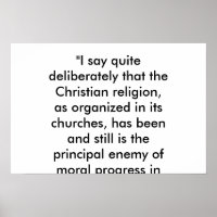 Christianity is the enemy of progress