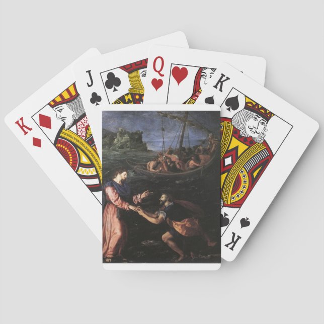 Christianity Jesus Bible Grace Love Playing Cards (Back)