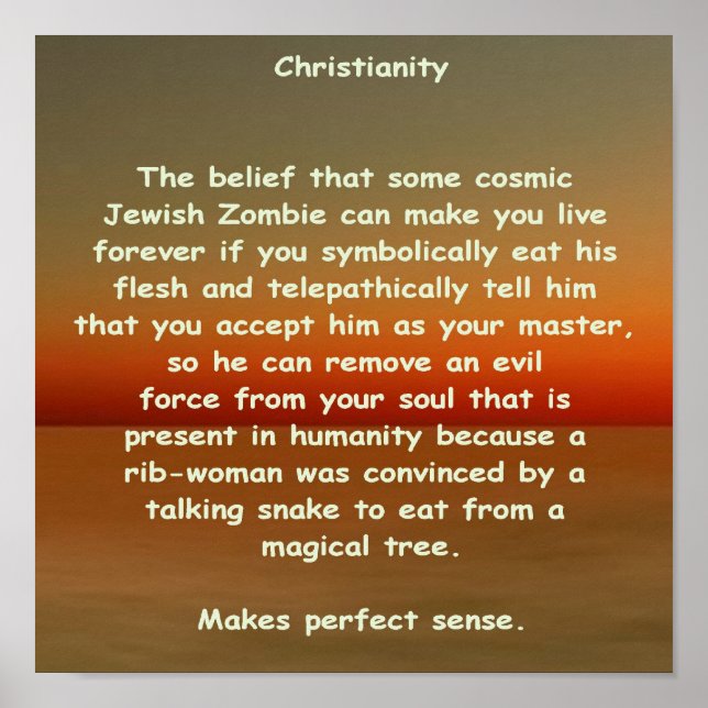 christianity poster (Front)