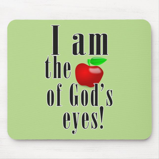 Christianity saying and quotes mouse mat (Front)